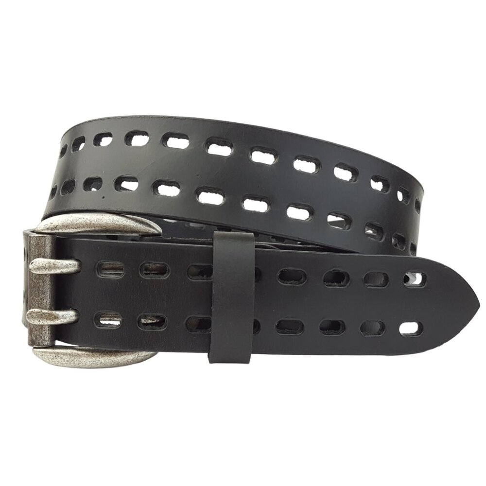 Unisex Casual Leather Jean Belt